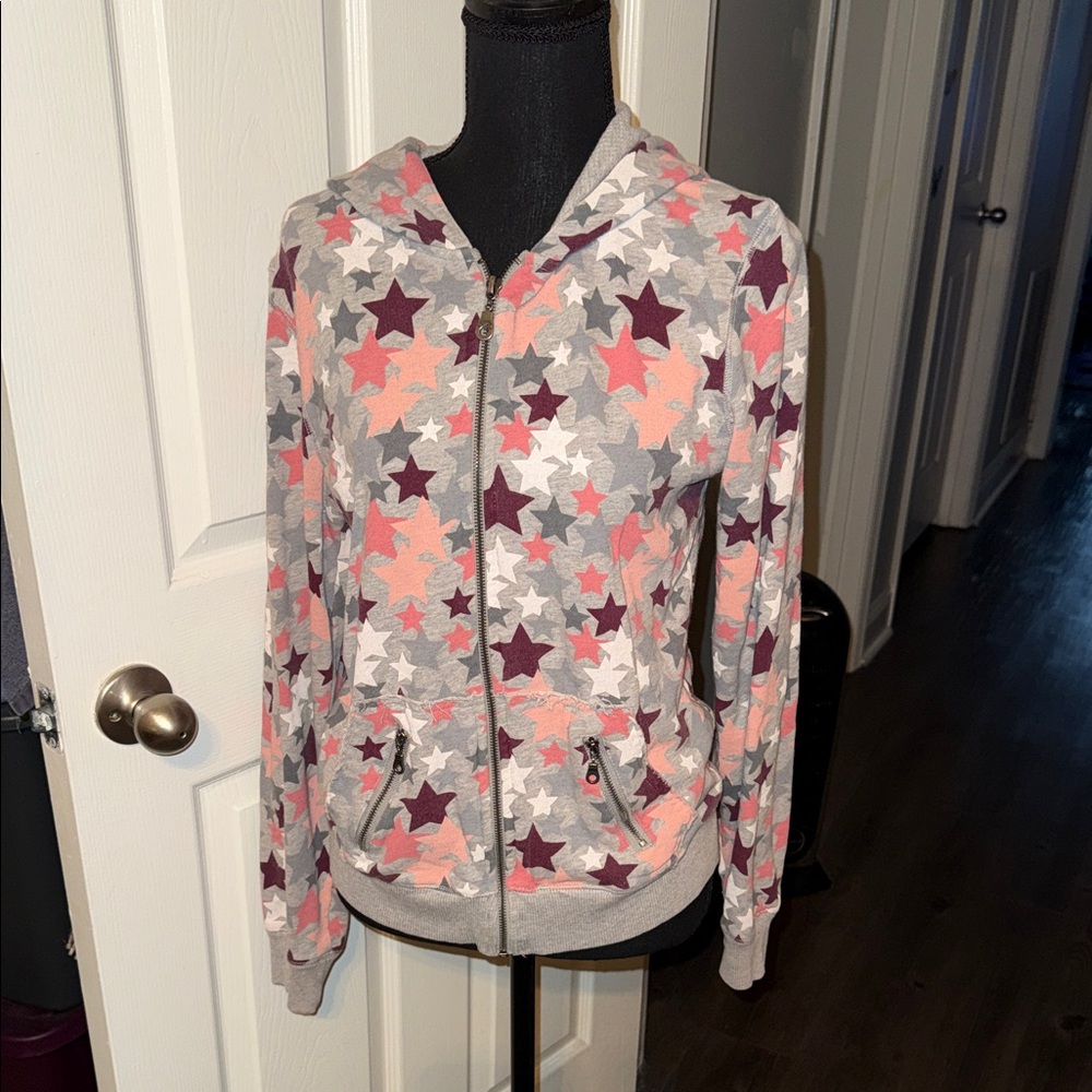 🖤AEROPOSTALE VINTAGE THIN STAR PRINT JACKET SIZE L🖤